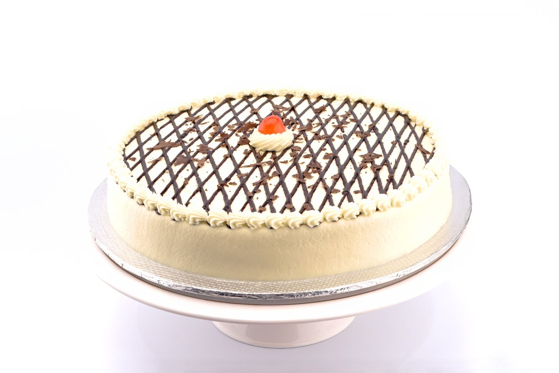 Vanilla Chocolate Fudge Cake 