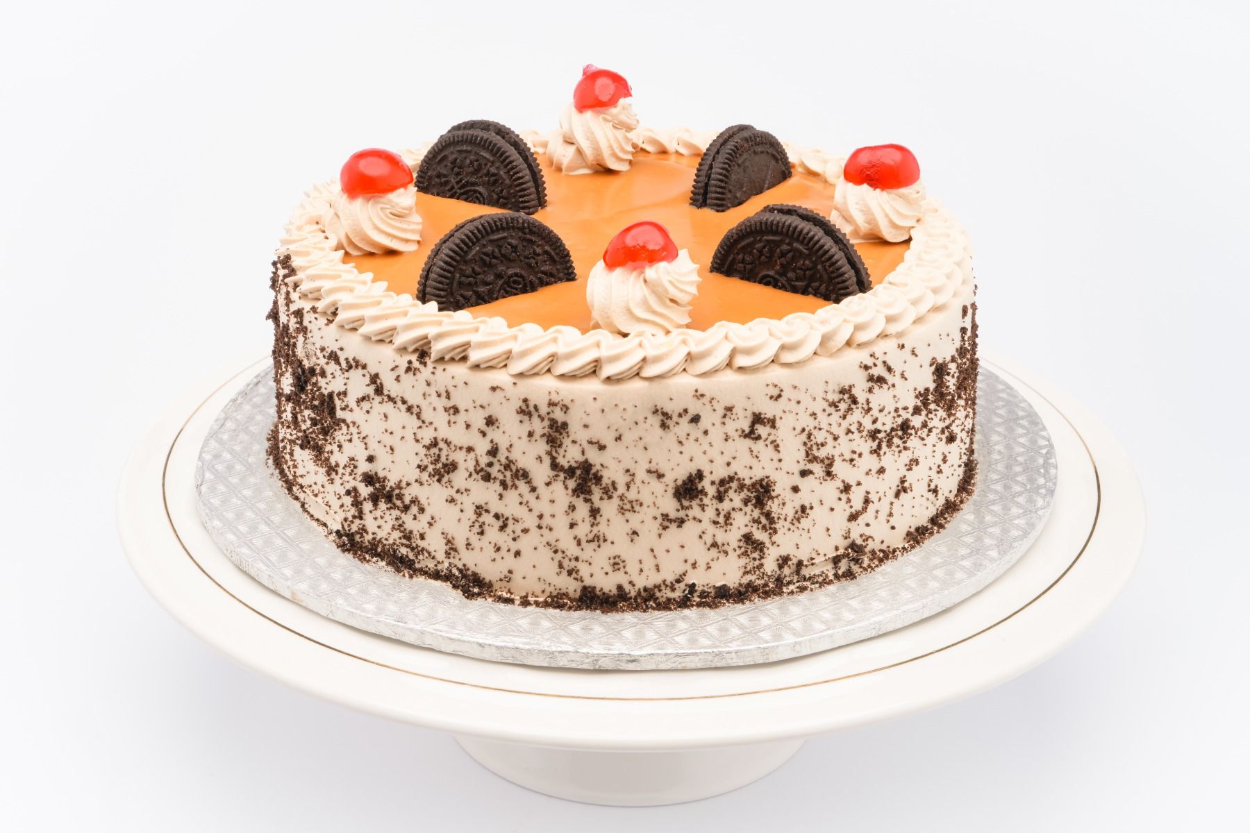 Oreo Caramel Mousse Cake