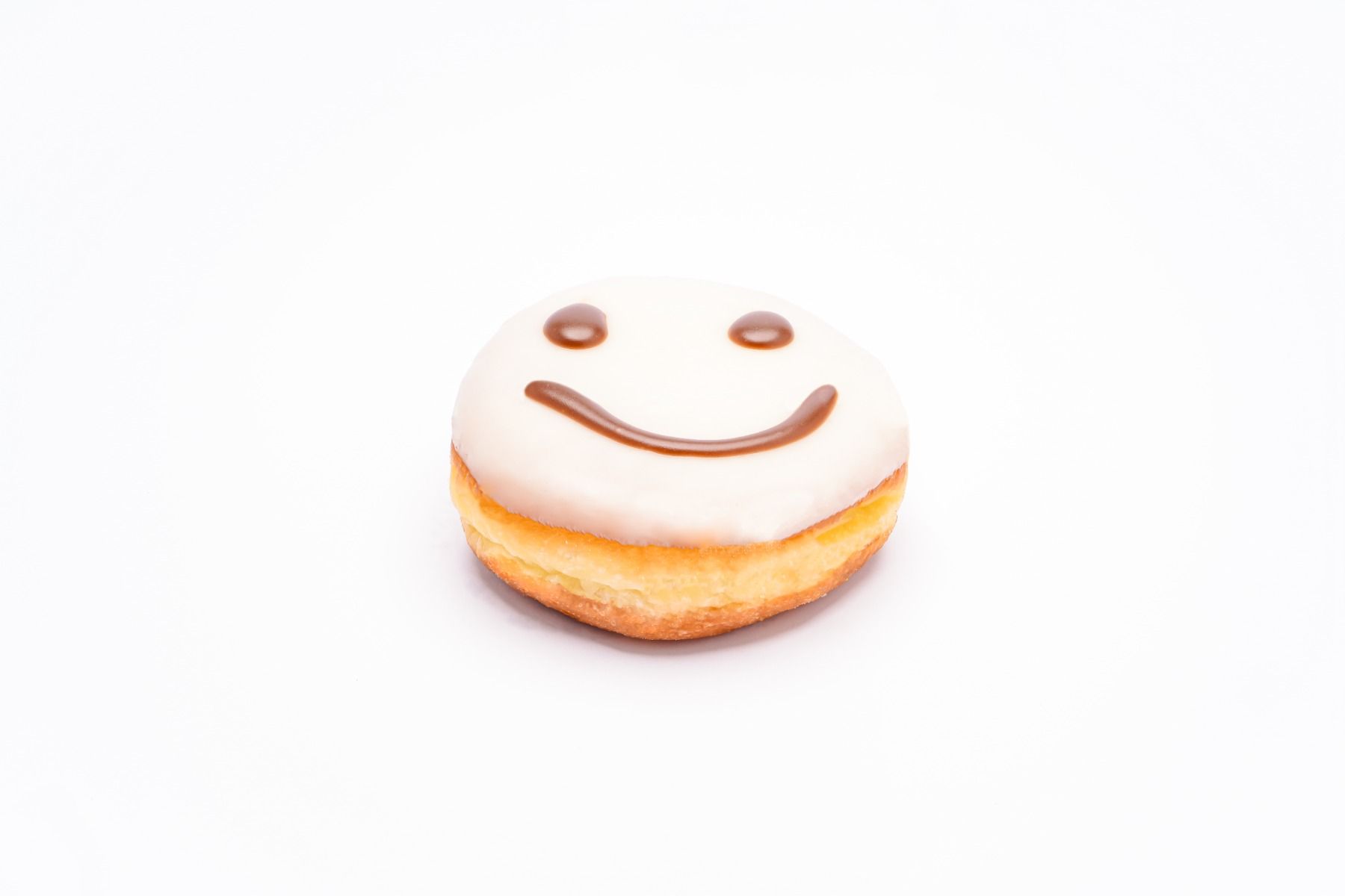White Smiley Donut