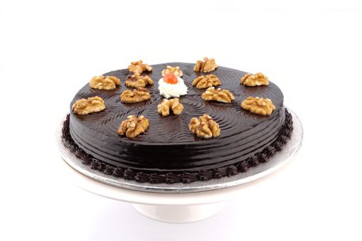 Walnut Brownie Cake