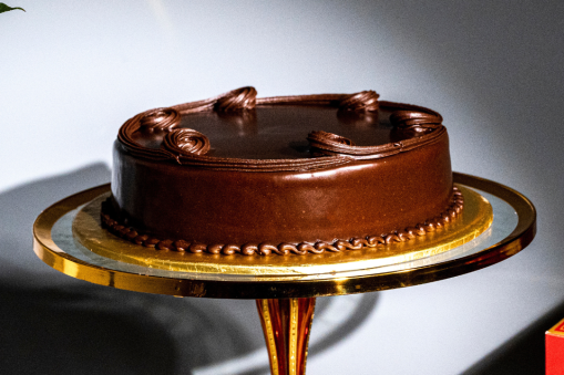 Chocolate Fudge Cake Fresh Cream