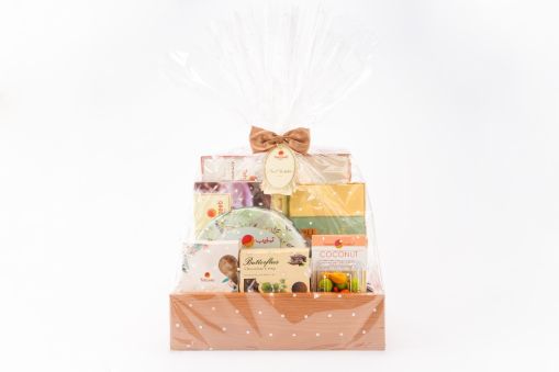 Wooden Gift Basket