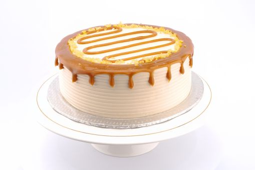 Caramel Crunch Mousse Cake