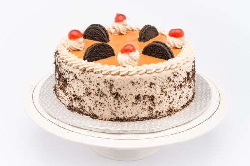 Oreo Caramel Mousse Cake