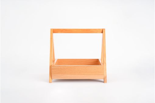 Wooden Handle Gift Basket (Empty)