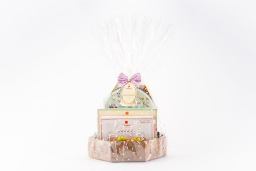 Wooden Hexagonal Gift Basket