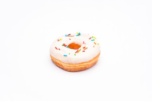 Vanilla Icing Donut