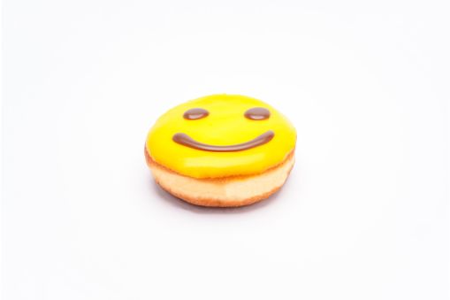 Yellow Smiley Donut